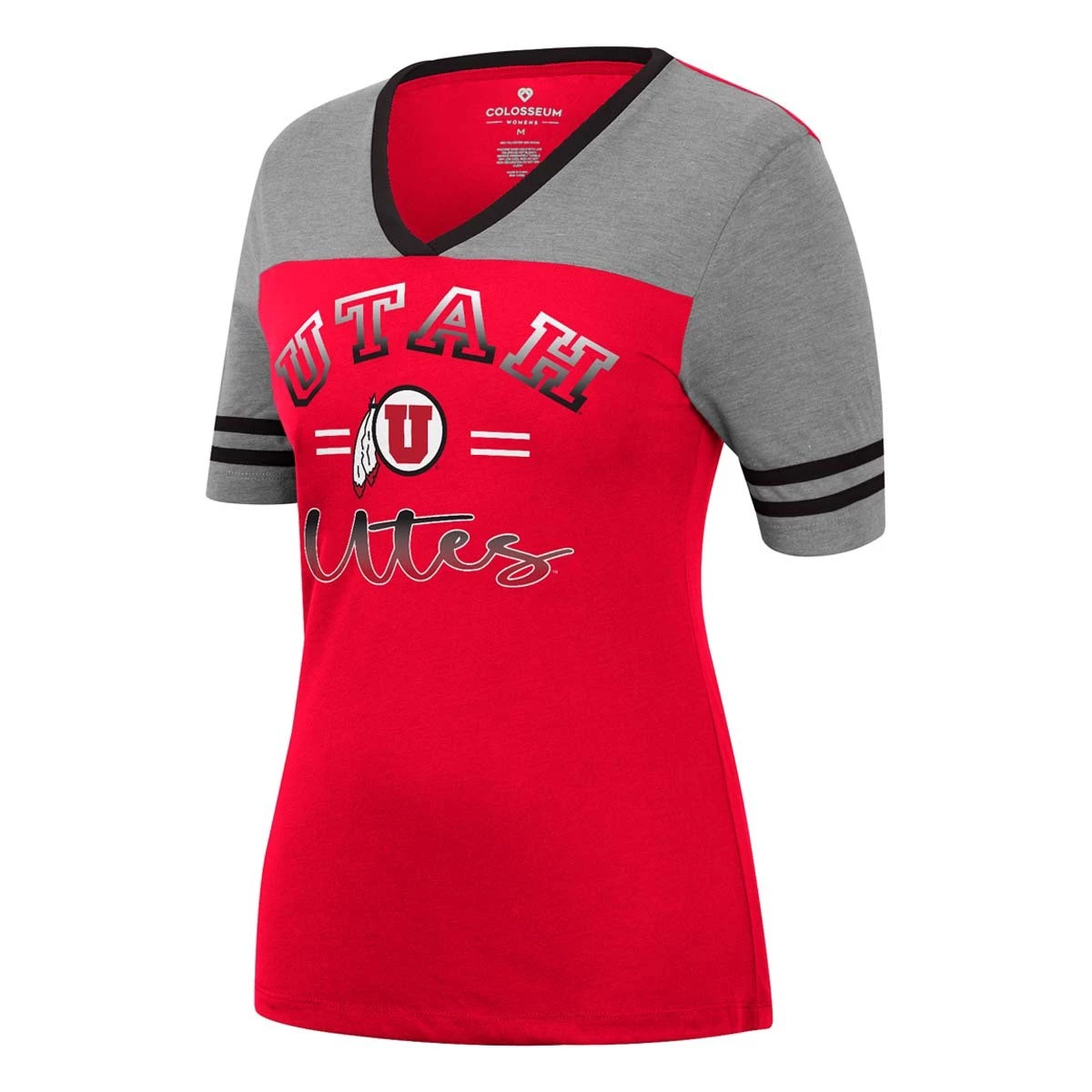 Colosseum Women's Utah Utes You There T-Shirt Red 2 Colosseum Women's Utah Utes You There T-Shirt Red - Image 2