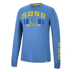 Colosseum South Dakota State Jackrabbits Zen Long Sleeve Shirt Royal