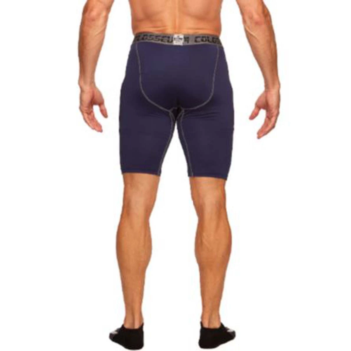 Men's Colosseum Shawn Compression Shorts Red 3 Men's Colosseum Shawn Compression Shorts Red - Image 3