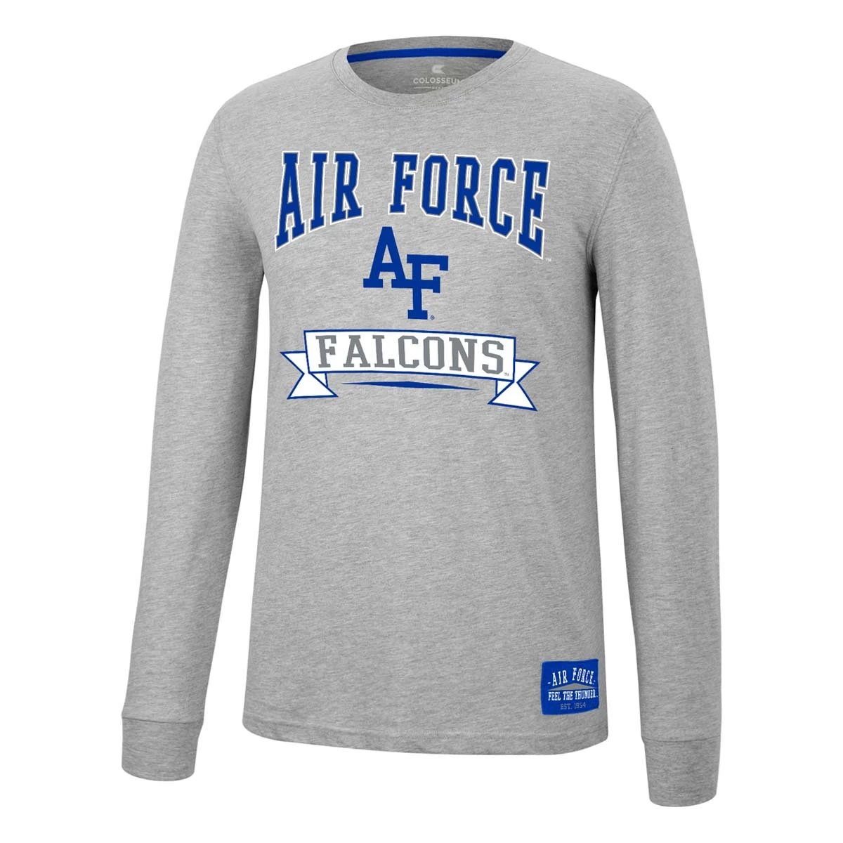 Colosseum Air Force Academy Hay All Long Sleeve Shirt Heather Grey 1 Colosseum Air Force Academy Hay All Long Sleeve Shirt Heather Grey