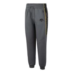 Colosseum Kids' Iowa Hawkeyes Wind Gust Pant Grey Heather