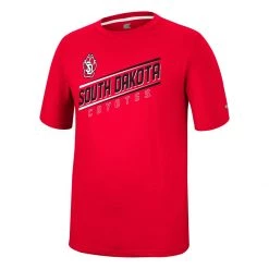 Colosseum South Dakota Coyotes McFiddish T-Shirt Red