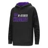 Colosseum Kids' Kansas State Wildcats Cyber Hoodie Black