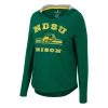 Colosseum Women's North Dakota State Bison Beauty Hoodie Green