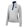 Colosseum Women's Nevada Wolf Pack Lillian 1/4 Zip Top Heather Grey