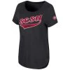 Colosseum Women's St. Cloud State Huskies Down To River T-Shirt Black