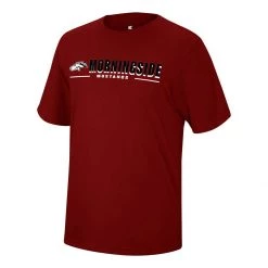 Colosseum Morningside Mustangs Four Leaf T-Shirt Maroon