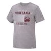 Colosseum Montana Grizzlies Les T-Shirt Grey Heather