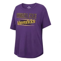 Colosseum Women's Minnesota State Mavericks Reporter T-Shirt Purple