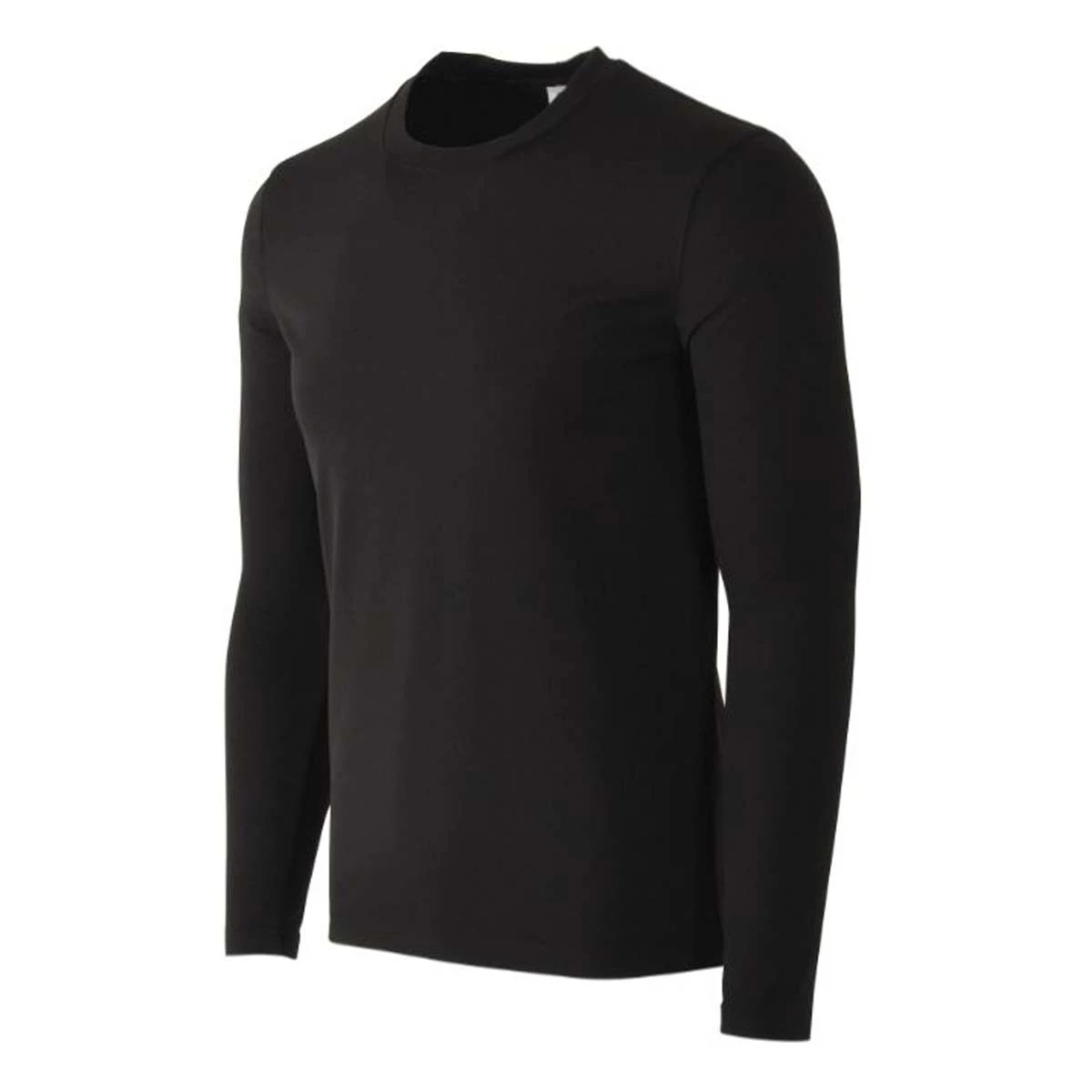 Boys' Colosseum Shasta Thermal Long Sleeve Shirt Black 2 Boys' Colosseum Shasta Thermal Long Sleeve Shirt Black - Image 2