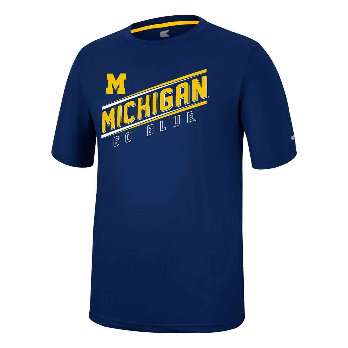 Colosseum Michigan Wolverines McFiddish T-Shirt Navy 1 Colosseum Michigan Wolverines McFiddish T-Shirt Navy