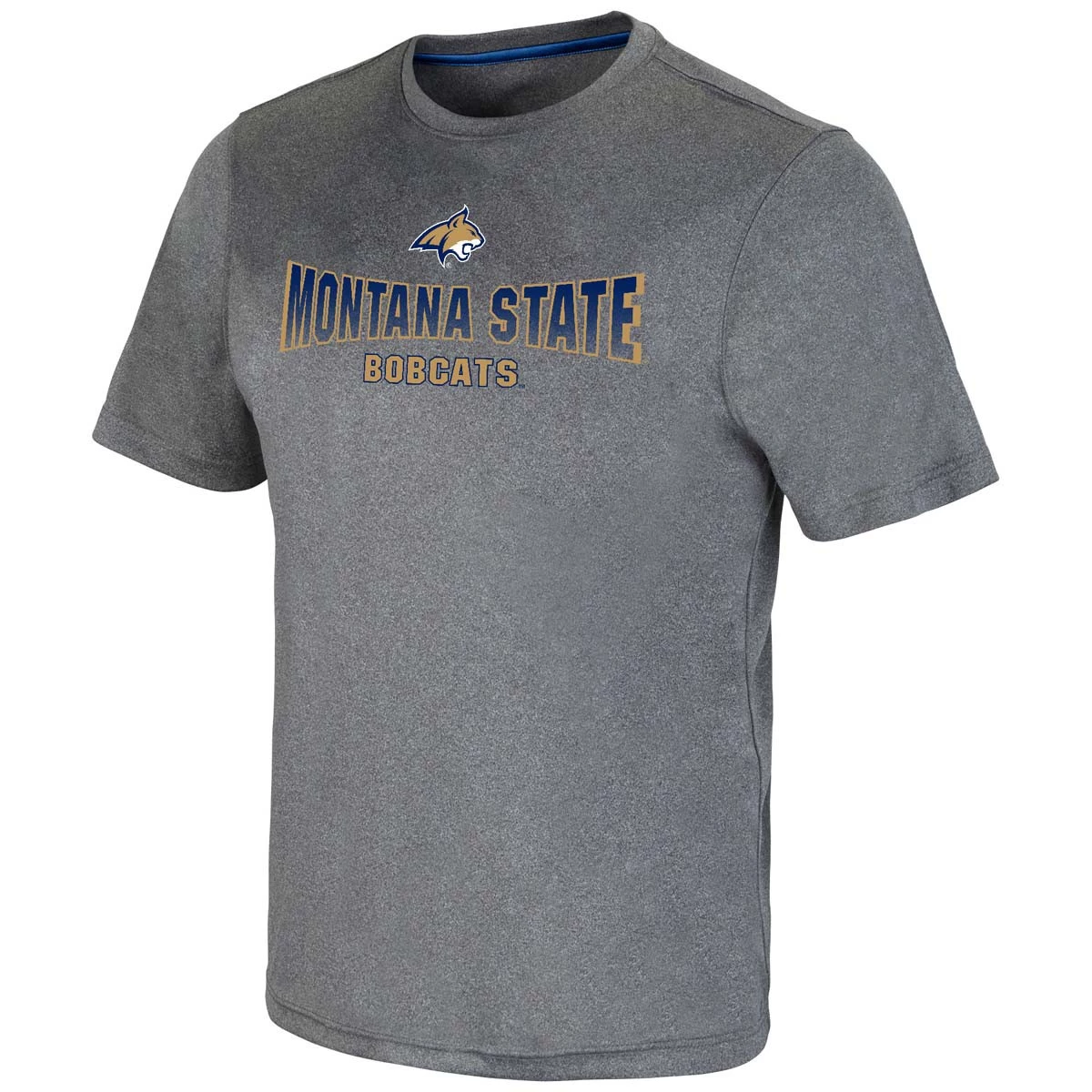 Colosseum Montana State Bobcats Larry T-Shirt Heather Grey 3 Colosseum Montana State Bobcats Larry T-Shirt Heather Grey - Image 3