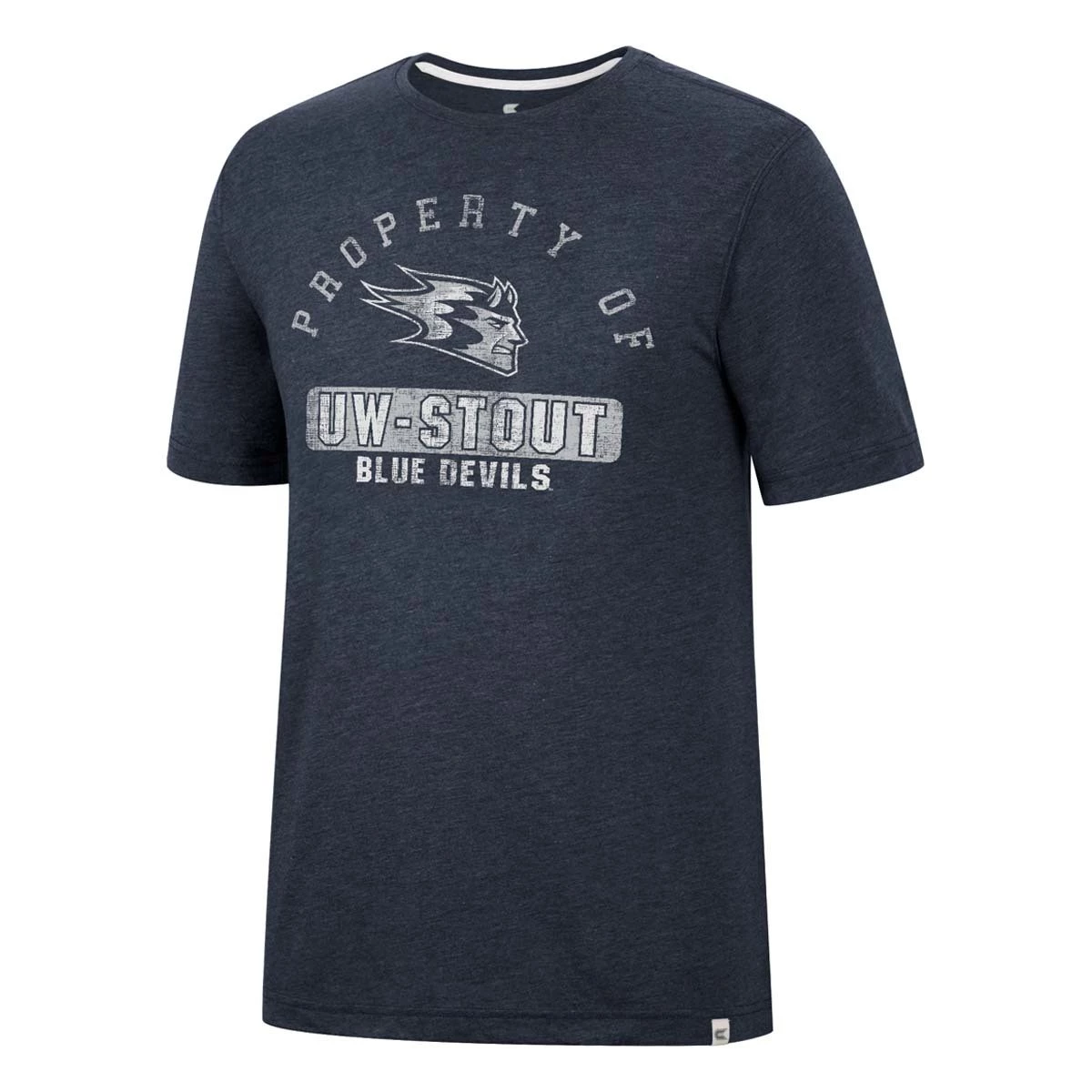 Colosseum UW-Stout Blue Devils Zen T-Shirt Navy 2 Colosseum UW-Stout Blue Devils Zen T-Shirt Navy - Image 2