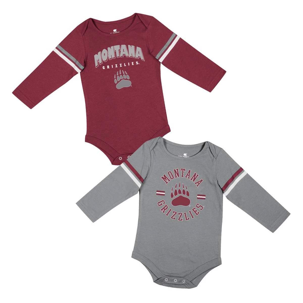 Colosseum Infant Montana Grizzlies Advert Onesie 2 Pack Red 1 Colosseum Infant Montana Grizzlies Advert Onesie 2 Pack Red