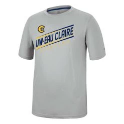 Colosseum UW-Eau Claire Blugolds McFiddish T-Shirt Grey Heather