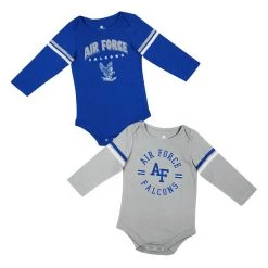 Colosseum Infant Air Force Academy Advert Onesie 2 Pack Blue
