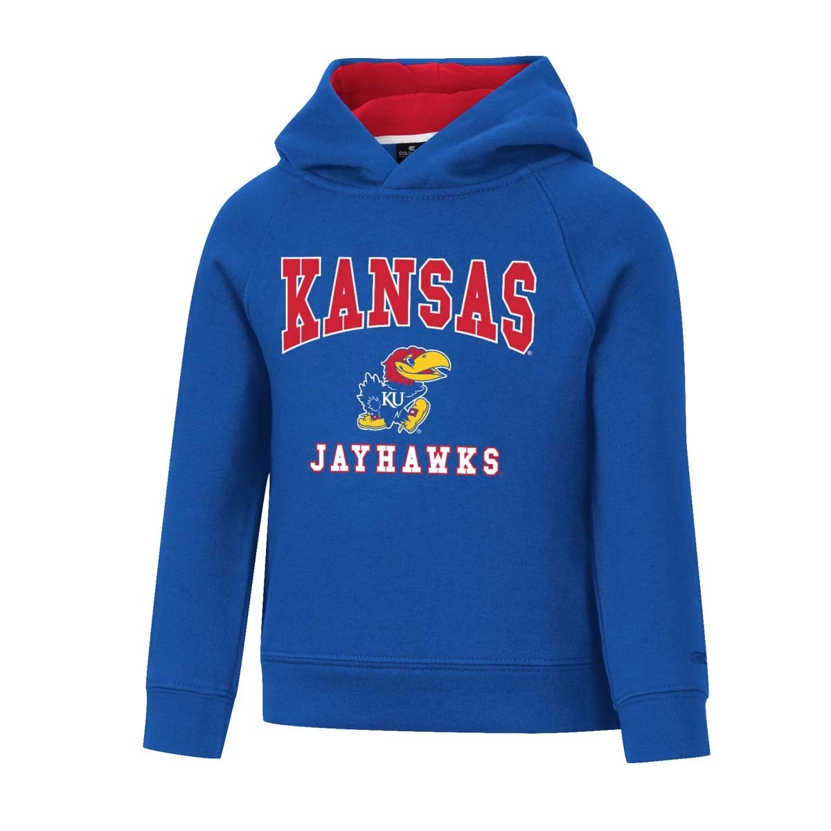 Colosseum Toddler Kansas Jayhawks Chimney Hoodie Royal 1 Colosseum Toddler Kansas Jayhawks Chimney Hoodie Royal