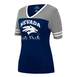 Colosseum Women's Nevada Wolf Pack You There T-Shirt Navy