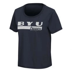 Colosseum Women's BYU Cougars Regina T-Shirt Navy
