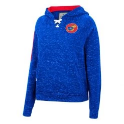 Colosseum Women's Kansas Jayhawks Devil Sparkle Hoodie Royal -Colosseum Sales Shop unnamed file 3412