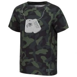 Colosseum Toddler North Dakota State Bison Operation Hat Trick Tags T-Shirt Camo