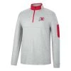 Colosseum Utah Utes Country 1/4 Zip Top Light Grey