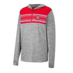 Colosseum Kids' South Dakota Coyotes Fidelity Hoodie Heather Grey