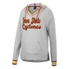 Colosseum Women's Iowa State Cyclones Andy Rib Hoodie Heather Grey