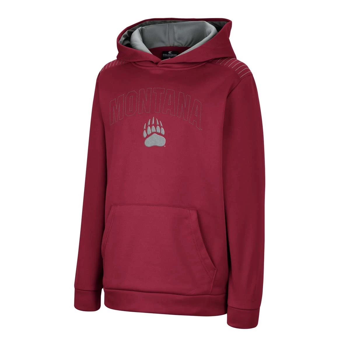 Colosseum Kids' Montana Grizzlies London Hoodie Maroon 2 Colosseum Kids' Montana Grizzlies London Hoodie Maroon - Image 2