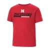 Colosseum Toddler Nebraska Cornhuskers Bert T-Shirt Red
