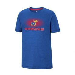 Colosseum Kids' Kansas Jayhawks Now Fade T-Shirt Royal -Colosseum Sales Shop unnamed file 3486