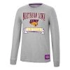Colosseum Northern Iowa Panthers Hey All Long Sleeve Shirt Heather Grey