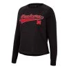 Colosseum Women's Nebraska Cornhuskers Already Did Crewneck Sweatshirt Black