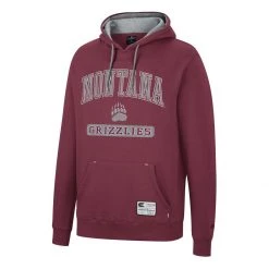 Colosseum Montana Grizzlies Scholar Hoodie Maroon