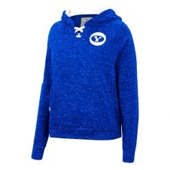 Colosseum Women's BYU Cougars Devil Sparkle Hoodie Royal