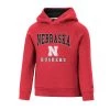 Colosseum Toddler Nebraska Cornhuskers Chimney Hoodie Red