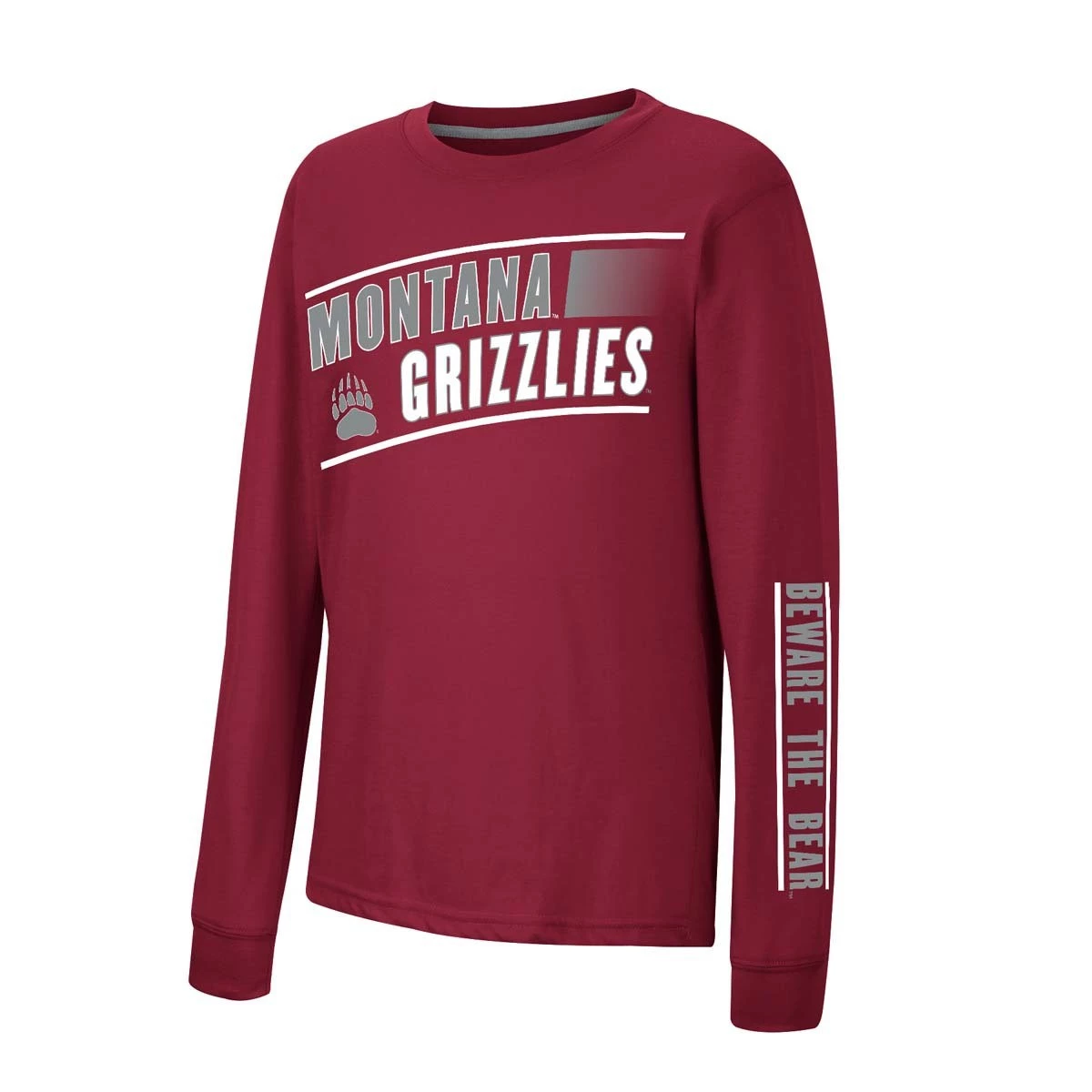 Colosseum Kids' Montana Grizzlies Fiduciary Long Sleeve Shirt Maroon 1 Colosseum Kids' Montana Grizzlies Fiduciary Long Sleeve Shirt Maroon