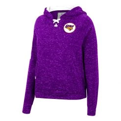 Colosseum Women's Northern Iowa Panthers Devil Sparkle Hoodie Purple