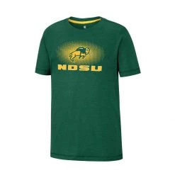 Colosseum Kids' North Dakota State Bison Now Fade T-Shirt Green