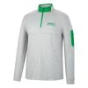 Colosseum North Dakota Fighting Hawks Country 1/4 Zip Top Light Grey