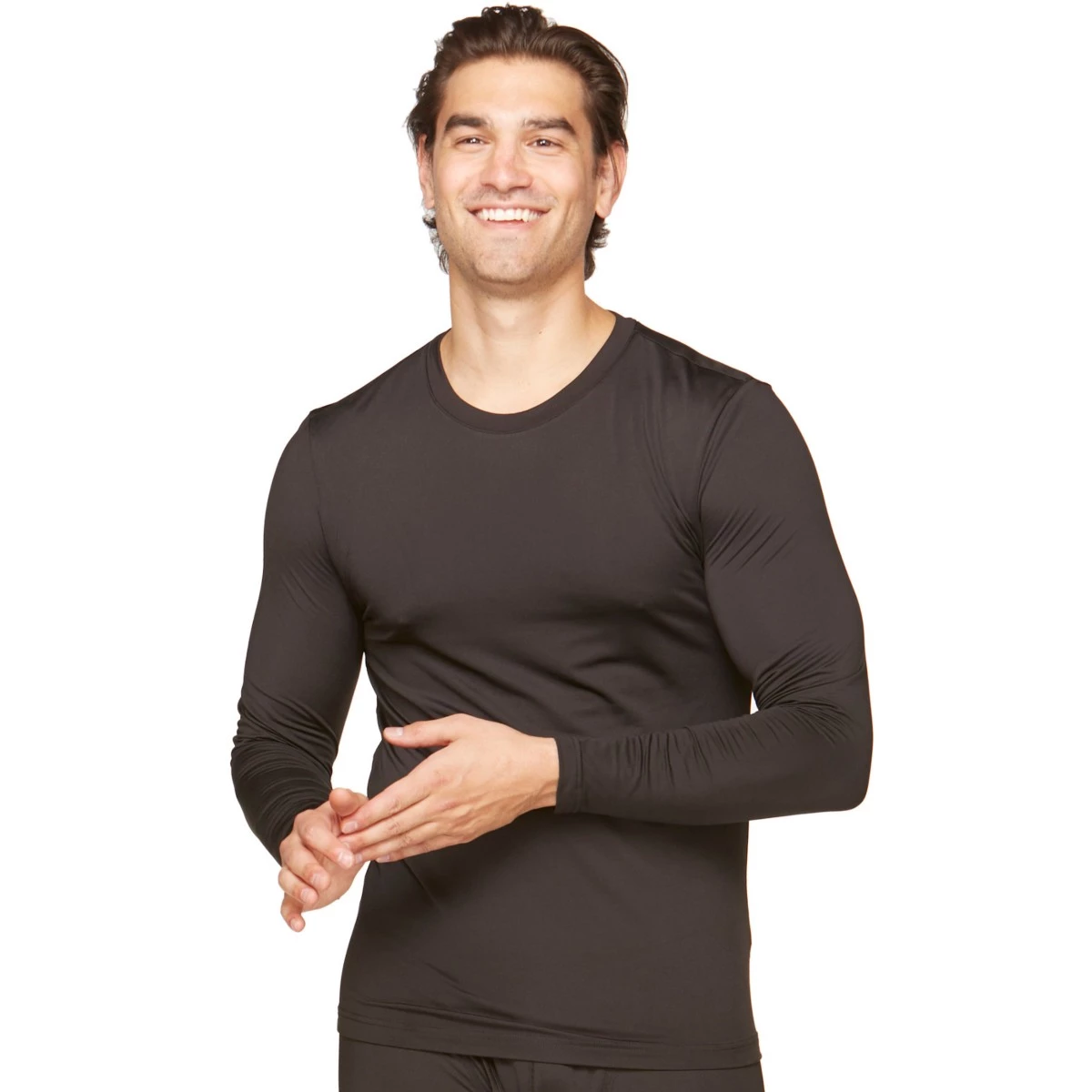 Men's Colosseum 2.0 Lightweight Base Layer Shirt Black 1 Men's Colosseum 2.0 Lightweight Base Layer Shirt Black