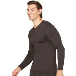 Men's Colosseum 2.0 Lightweight Base Layer Shirt Black 9 Men's Colosseum 2.0 Lightweight Base Layer Shirt Black -Colosseum Sales Shop unnamed file 360