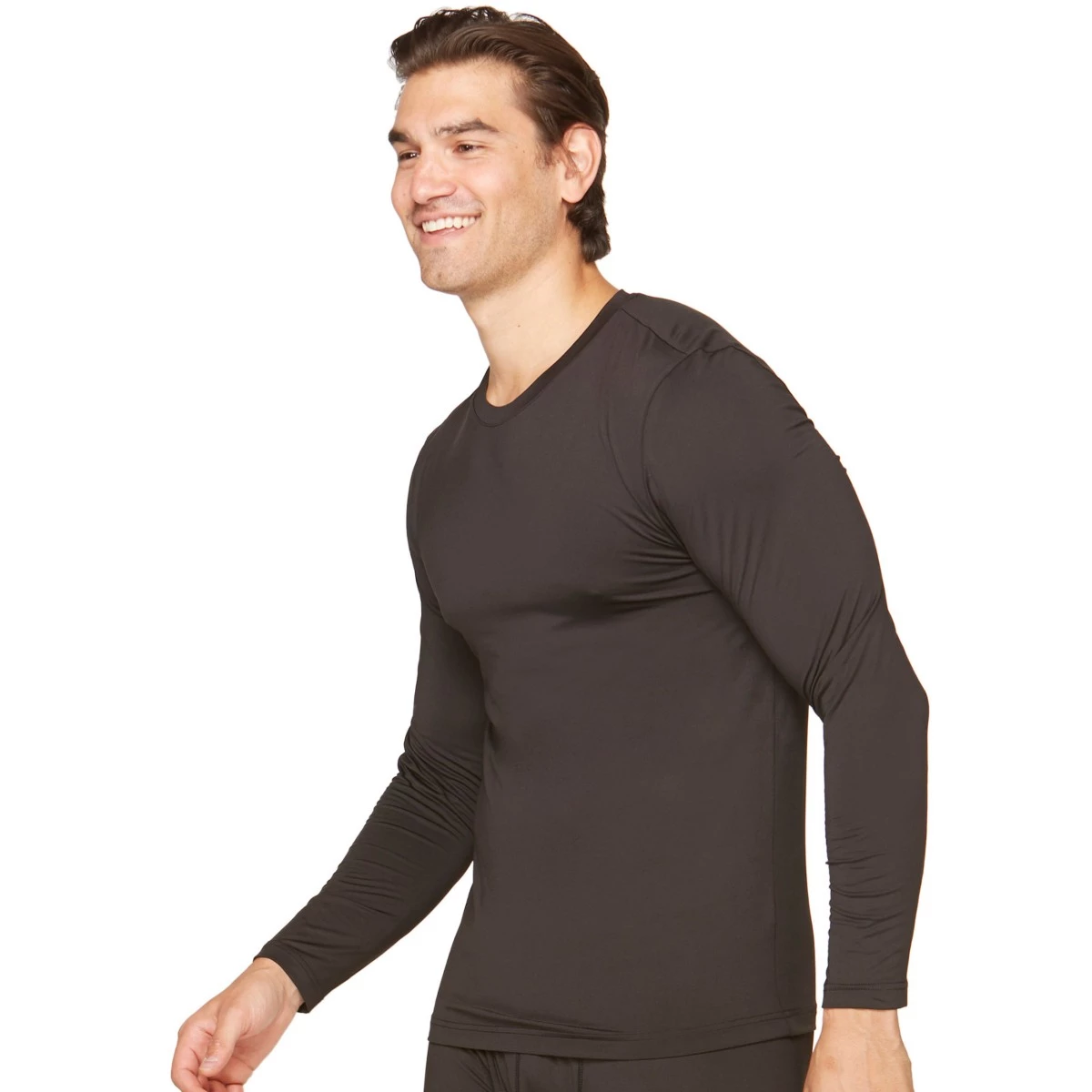 Men's Colosseum 2.0 Lightweight Base Layer Shirt Black 3 Men's Colosseum 2.0 Lightweight Base Layer Shirt Black - Image 3