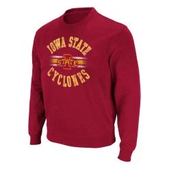 Colosseum Iowa State Cyclones Now 22 Crewneck Sweatshirt Cardinal