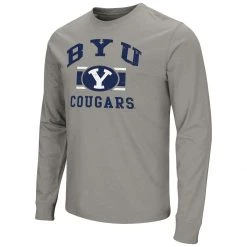Colosseum BYU Cougars Juniper 2 Crewneck Sweatshirt Grey Heather