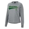 Colosseum Women's Colorado State Rams Already Did Crewneck Sweatshirt Grey Heather