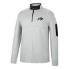 Colosseum Colorado Buffaloes Country 1/4 Zip Top Light Grey