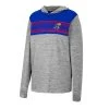 Colosseum Kids' Kansas Jayhawks Fidelity Hoodie Heather Grey