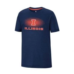 Colosseum Kids' Illinois Fighting Illini Now Fade T-Shirt Navy