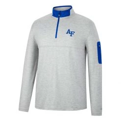 Colosseum Air Force Falcons Country 1/4 Zip Top Light Grey -Colosseum Sales Shop unnamed file 3701